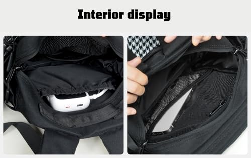 9L/20L Mini Backpack for Men and Women, Small Backpack for Gym Hiking Travel Sports Running - color: 9l-black