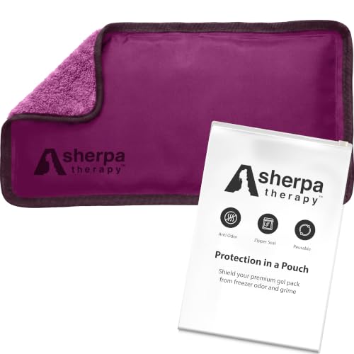 Flexible Hot and Cold Gel Pack Small 6" x 11" - size: Small, style: Purple