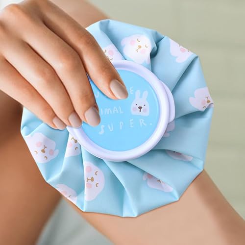 Bag Ice Pack - Leakproof Ice Pack | Hot Water Bags for Knees | Forehead Ankles Ice Pack | Lightweight Ice Pack | Ice Cold Pack Reusable | Cold and Hot Hot Water Bag - color: Blue