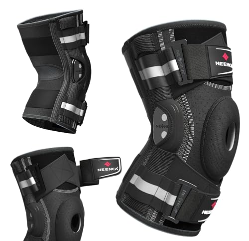 NEENCA Professional Knee Brace, Hinged Knee Support for Women & Men Relief - size: Small