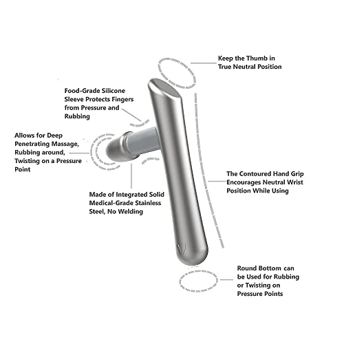 LittleMum T-Bar Trigger Point Massage Tool for Muscle Knots & Foot Massage