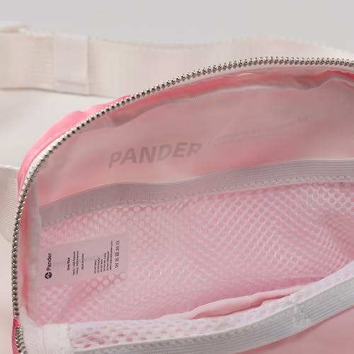 Pander Crossbody Belt Bag for Women and Men, Travel and Everyday Use - color: Cloud Pink