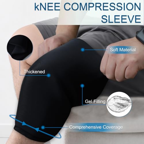 King Mills Plus Size Knee Ice Wrap for Women and Men.3XL - size: 3X-Large