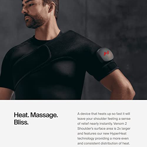 Hyperice Venom 2 Left Shoulder Heated Vibration Massage Therapy Recovery - size: Left Shoulder