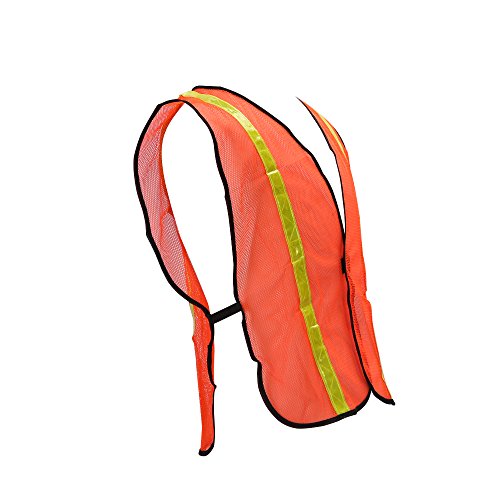 zojo High Visiblity Reflective Mesh Safety Vest Bulk 10 Pack - color: 10pcs-neon Orange Updated