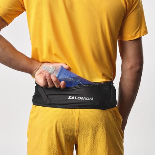 Salomon Unisex Pulse Trail Running Storage Belt - Black - M - color: BLACK, size: Medium