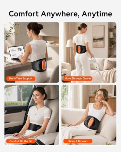 IKEEPFIT Back Massager for Pain Relief Deep Tissue, FSA Eligible HSA - color: Black