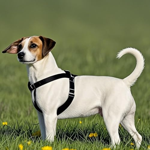 Dog Harness No Pull Outdoor Pet Harness Thickened Adjustable Chest Vest Escape Proof Heavy Duty Walking Dog Harness Reflective Control Hiking - color: Black, size: Small