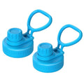 Spout Lid for Hydro Flask 12 16 18 20 32 40 64oz Wide Mouth Bottle - color: Sky Blue 2 pack