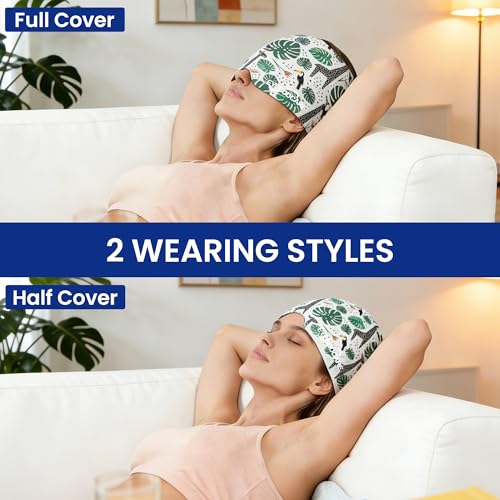 Migraine Relief Cap, Reusable Cold Compress Headband,1pcs - color: Rainforest
