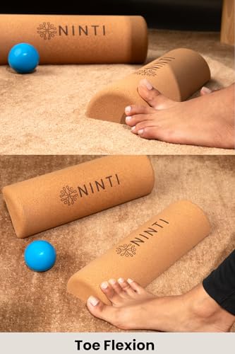 Cork Balance and Foot Restoration Kit with Toe Spacers and Resistance Bands Bundle
