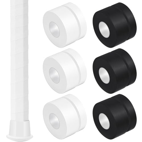 Gemscream 30 ft Lacrosse Stick Tape 1 Inch 1/2 Inch - color: Black, White