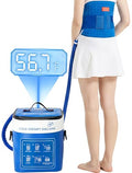 Cold Therapy Machine for Lower Back Pain Relief, Ice Machine with Pressure Regulator, Timer & Temp Display, Cryotherapy Unit with Back Ice Pack for Waist, Lumbar, Sciatic, Herniated Disc, Coccyx Pain