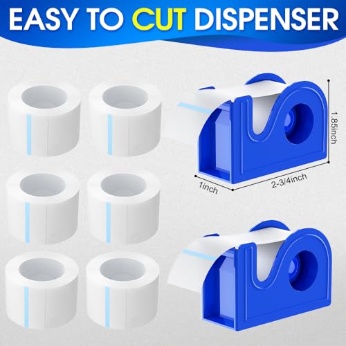 2 Rolls Surgical Medical Tape with Dispenser – 1 Inch x 10 Yard Paper Tape Medical, Micropore Tape for Wound Care, First Aid Tape for Sensitive Skin