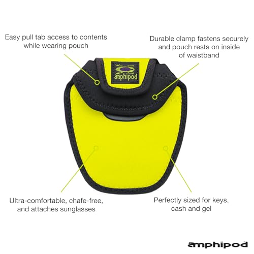 Amphipod Micropack LandSport Lock-On Pouch, Bounce-Free Storage - OS - color: Yellow