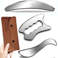 BYYDDIY 3 in 1 Stainless Steel Muscle Scraper Tools Set,Scraping Massage Tools for Physical Therapy,Derma Edge Massage Tool & GuaSha Massage Scraper Tool,IASTM Tools for Body (SXC) - style: SXC