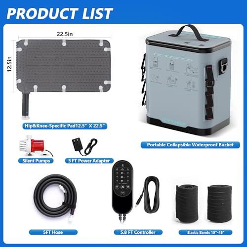 ICYTHRP Programmable Timer Cold Therapy Machine for Hip w/Quiet Pump