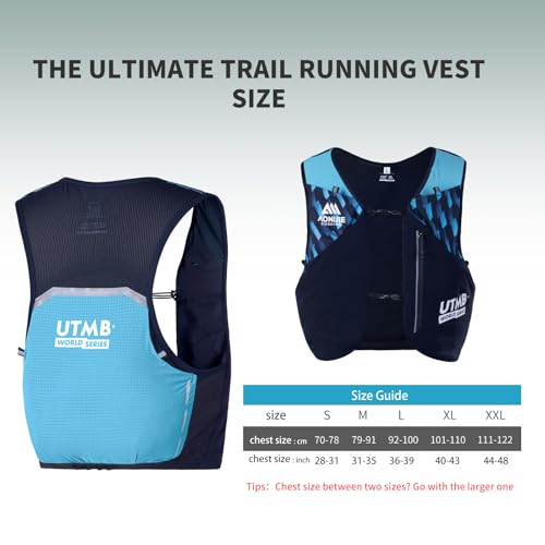 AONIJIE Running Vest Hydration Backpack for Men Women - size: Large