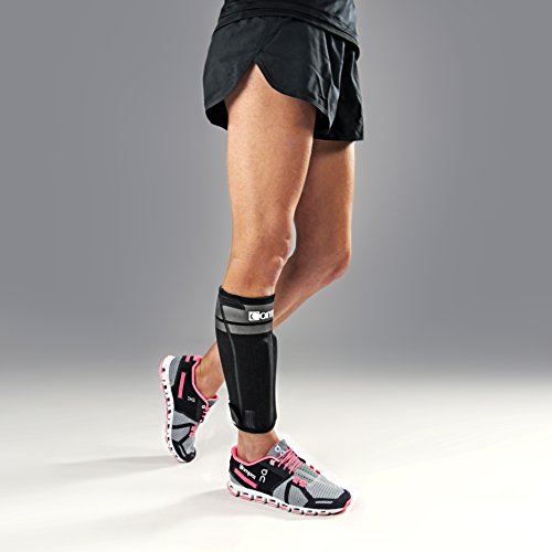 Compex Anaform Shin Splint Compression Sleeve Calf Support for Running, Cycling, Walking - Black - Medium - size: Medium