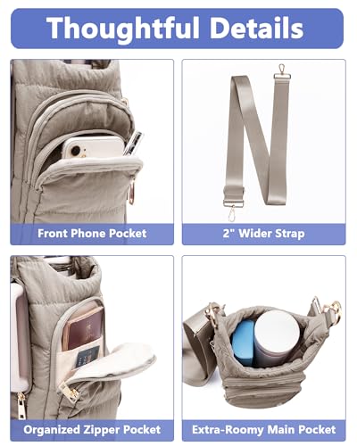 Water Bottle Holder with Strap 30/32 oz, Crossbody Water Bottle Carrier Bag - color: Green
