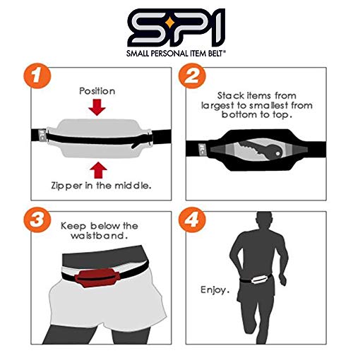 SPIbelt Running Belt Original Monochromatic PRO for Women Men, Phone Holder for Running, Running Fanny Pack, Holder for Phone, Running Waist Pack, Adjustable Waist, [Fits All Phones]. Toasted Sesame