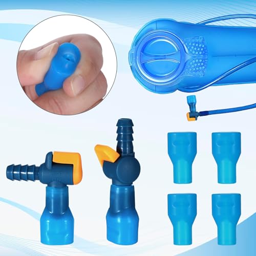 6PCS Bite Valve Mouthpiece Replacement for Water Hydration Bladder