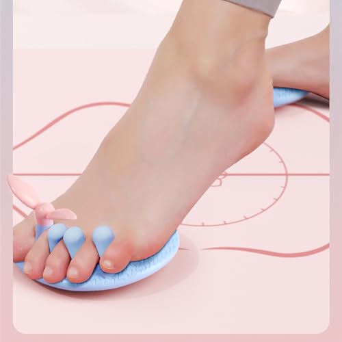 Foot Arch Trainer Massager, Toe Stretcher, Calf and Glute Exercise Tool, Feet Massagers to Improve Foot Bunion Toe Training Thin Calves Legs Purple - color: Purple