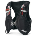USWE Pace - Running Vest Hydration Pack with 2 x 500ml UltraFlask, Backpack for Men and Women - style: 14L, Black, Medium