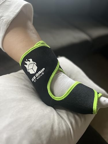 Foot Ankle Hot & Cold Ice Wrap Post Surgery Compression Reusable Gel Pack for Injury Flexible for Inflamation, Post-Surgery, Ankle, Foot, Soccer, Basketball, Recovery Relief Therapy