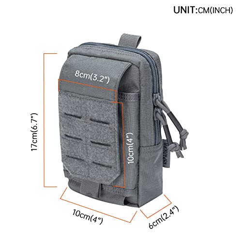 EXCELLENT ELITE SPANKER Tactical EDC Pouch Molle Utility Pouch Phone Pouch - color: Gray