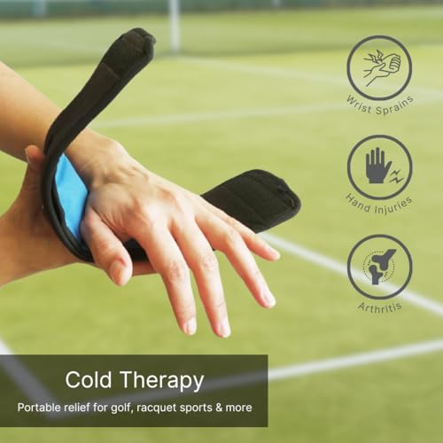 NatraCure Cold Therapy Wrap (Regular) with 14" Strap - 2 Pack - Small Reusable Gel Ice Pack Compress for Injuries and Pain Relief, Hand, Arch of Foot, Wrist, Elbow, Arthritis, Neuropathy - 715 CAT2PK - size: 3x5 Inch (Pack of 2)