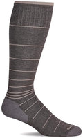 Sockwell Men's Circulator Moderate Graduated Compression Sock - color: Mushroom, size: Medium-Large