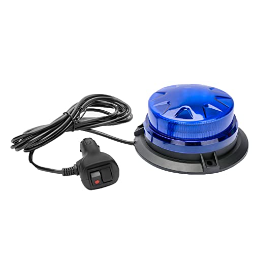 Blue Led Emergency Strobe Beacon Lights for Car Vehicles 12V 24V 24-LEDs - color: #3 Blue