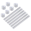 PATIKIL Reflective Slap Bands Snap Bracelet - color: Silver