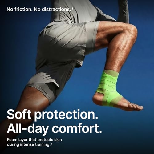 Hampton Adams Pre Wrap Athletic Tape, Non Slip Grip, No Fray Underwrap - color: Kelly Green