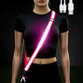 LED Belt Reflective Sash for Walking at Night, High Visibility Reflective Running Gear Night Walking Safety Gear LED Light Up Running Belt Reflective Gear for Runners Walkers Men Women - color: Pink