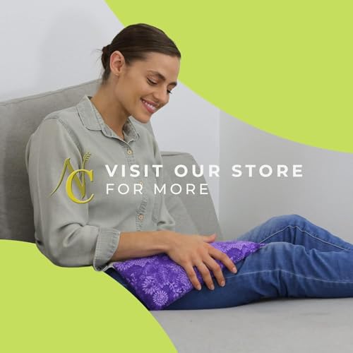 Nature Creation Microwaveable Herbal Heating Pad - Microwave Heating Pad for Neck and Shoulders, Cold & Hot Pack, Heat Pack Warming Pad, Microwavable Heating Pads - Pack of 1 (Butterfly Dance) - style: Butterfly Dance
