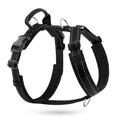 No Pull Dog Harness with Handle, Reflective Soft Mesh Padded Vest - color: Black, size: L