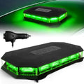 ASPL 16.5 Inch Roof Top Beacon Warning Strobe Light for Trucks Green - color: Green