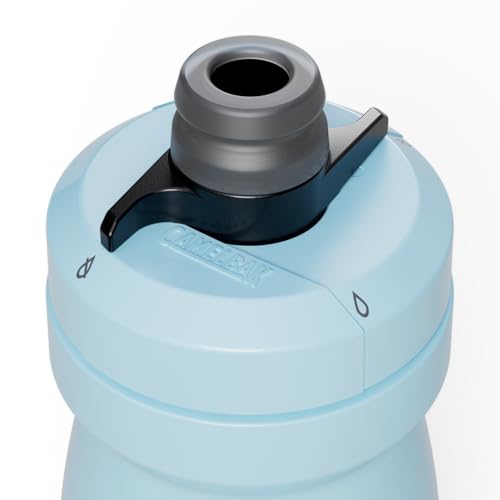 CamelBak Podium Bike Squeeze Water Bottle, High‑Flow Easy‑Squeeze Design for Cycling Performance, 21oz, Crystal Blue - color: Crystal Blue