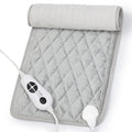 Heating Pad,Heated Blanket,Heating Pad for Back Neck,LightGray,24x12 in - color: Rhombicgray, size: 24x12 Inch