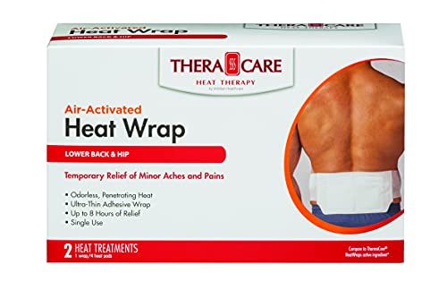 TheraCare Air-Activated Heat Wrap, Lower Back & Hip, 2 Count - size: One Size