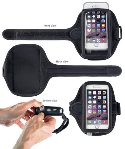 Tune Belt AB92 Running Armband + EX3 Extender for Large/XL Phone/Case - color: Black Plus