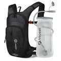 Nepest Hydration Pack Backpack with 2L Water Bladder Reflective Lightweight - color: Black