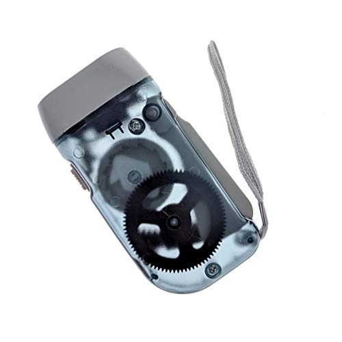 ASR Outdoor Emergency Motion 3 LED Dynamo Squeeze Action Basic Flashlight - No Batteries Needed