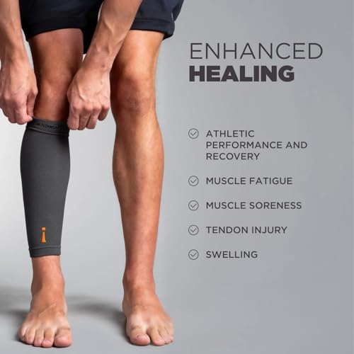 Incrediwear Calf Sleeve - Calf Sleeves for Men and Women to Help with Muscle Pain Relief, Shin Splints, and Muscle Recovery (Charcoal, S/M) - size: Small/Medium (Pack of 1)