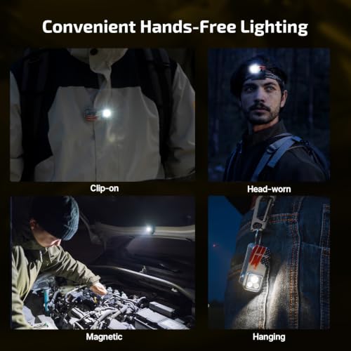 OLIGHT Oclip Pro Rechargeable EDC Clip-on Flashlight, Stars & Stripes - color: Stars & Stripes Edition