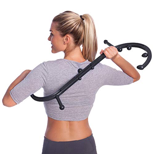 Body Back Buddy Classic Back Massager & Neck Massager for Pain Relief Black - color: Black, size: Classic Bundle