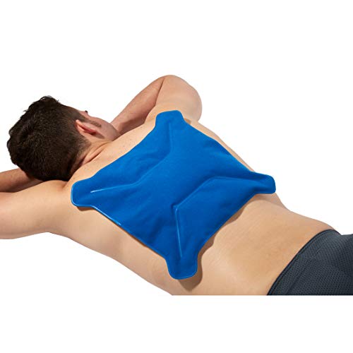 Thera-Med Therapeutic Icycold Back Pad, Portable Ice Packs for Back Pain and Body Inflammation, Reusable Soothing Cooling Gel Wraps, Adjustable & Flexible for Neck, Joint Pain, or Muscle Soreness