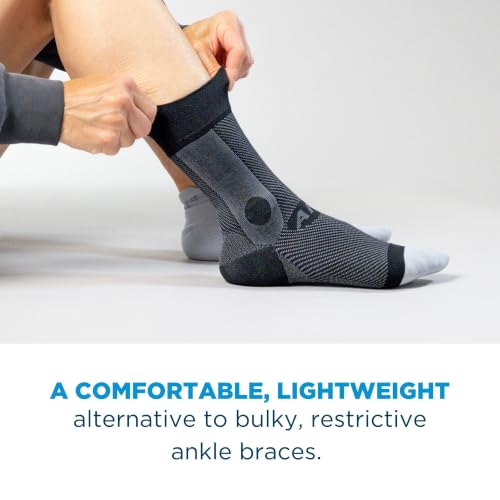 OrthoSleeve Slip-on Ankle Brace for increased mobility from swelling, ankle pain, ankle strain and weak ankles (Small) - size: Small